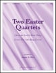 Two Easter Quartets Handbell sheet music cover